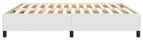 Πλαίσιο Κρεβατιού Boxspring Λευκό 180x200 εκ. Συνθετικό Δέρμα - Λευκό