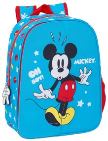 Σχολική Τσάντα Mickey Mouse Clubhouse Fantastic Μπλε Κόκκινο 26 x 34 x 11 cm