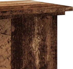 vidaXL Βάσεις Φυτών Όψη Παλαιού Ξύλου 33x33x100 εκ. Επεξ. Ξύλο