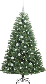 vidaXL Τεχνητό Χριστουγεννιάτικο Δέντρο με Άξονα Πράσινο 150 cm
