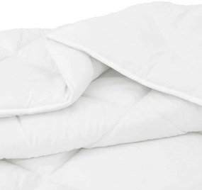 vidaXL Χειμερινό Παπλωματοθήκη με μαξιλάρι 3 pcs Λευκό Μικροΐνες