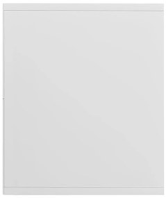 Βιβλιοθήκη/Έπιπλο TV Γυαλιστερό Λευκό 36x30x143 εκ. Μοριοσανίδα - Λευκό