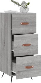 vidaXL Ντουλάπι Γκρι Sonoma 34,5x34x90 εκ. από Επεξεργασμένο Ξύλο