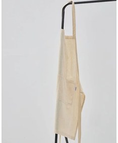 Μονόχρωμη Ποδιά Μπούστο Κουζίνας Chaves 70x85cm Μπούστο  Natural