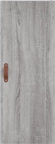 vidaXL Ντουλάπι Τοίχου Γκρι Sonoma 34,5 x 34 x 90 εκ.