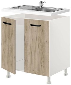 Floor cabinet Sink Emma 80 cm Γκρί