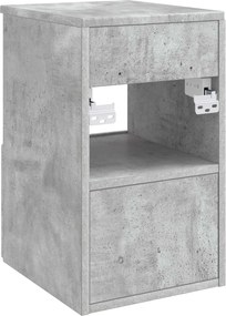 vidaXL Ντουλάπι Μπάνιου Γκρι Σκυροδέματος 30 x 35 x 50 εκ.