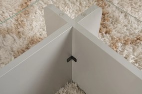 Τραπεζάκι Σαλονιού Γκρι FLAVIO 105x65x30