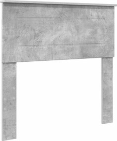 vidaXL Σκελετός Κρεβατιού Σκυρόδεμα Γκρι 75 x 190 cm