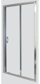 Sanitec AF 201-202 Καμπίνα Ευθύγραμμη 120xh.200cm για Ντουζιέρα Flat Α201-202