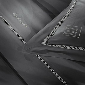 Σεντόνια Blend (Σετ 4τμχ) Anthracite Guy Laroche King Size 270x280cm 100% Cotton Satin