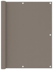 vidaXL Διαχωριστικό Βεράντας Taupe 120 x 300 εκ. Ύφασμα Oxford