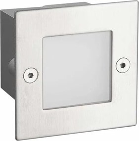 Απλίκα LED Εξωτερικού Χώρου Χωνευτή Aca PAS260NMS Nickel Matt