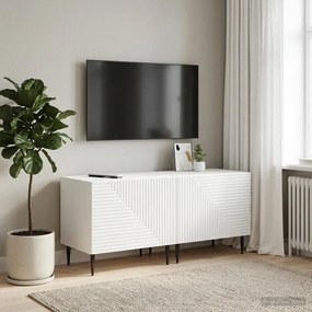 vidaXL Ντουλάπι TV Λευκό Επεξεργασμένο Ξύλο