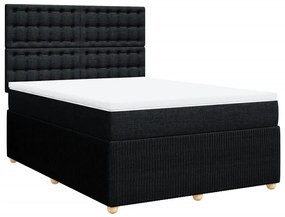 ΚΡΕΒΑΤΙ BOXSPRING ΜΕ ΣΤΡΩΜΑ ΜΑΥΡΟ 140X190 ΕΚ. ΥΦΑΣΜΑΤΙΝΟ 3294367