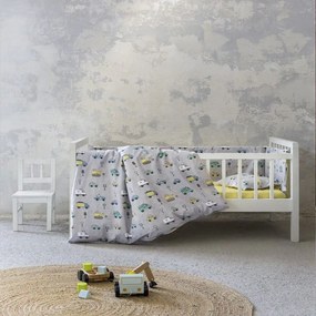 Κουβερλί Βρεφικό TouTou Grey Nima 100x140cm 100% Cotton