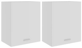 vidaXL Ντουλάπια Κρεμαστά Lyon 2 τεμ. Λευκά 50x31x60εκ. από Επεξ. Ξύλο