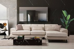 Corner Sofa Frido Corner Right (L3+Chl) - Ecru Ecru