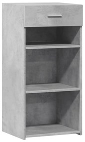 vidaXL Ντουλάπι Γκρι Σκυροδέματος 45x42,5x93 εκ. Επεξεργασμένο Ξύλο