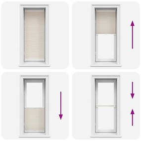 Σύστημα Σκίασης Πλισέ Κρεμ 50 x 100 εκ.