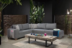 Corner Sofa-Bed Loft - Grey Grey