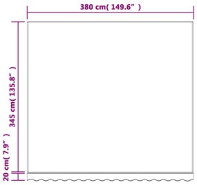 ΤΕΝΤΟΠΑΝΟ ΑΝΤΑΛΛΑΚΤΙΚΟ ΡΙΓΕ ΠΟΛΥΧΡΩΜΟ 4 X 3,5 Μ. 367737