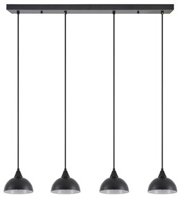 SE21-BL-B10-4BL-MS3 ADEPT PENDANT Black Metal Shade +