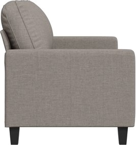 vidaXL Καναπές Διθέσιος Taupe 140 εκ. Υφασμάτινος