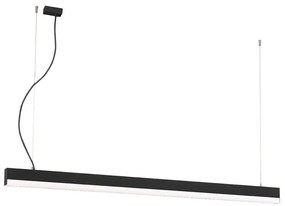 Φωτιστικό Οροφής - Ράγα Aria 3911-0018-4-B-N 150x120cm Led 4400Lm 40W 4000K Black Viokef Aluminium