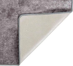 vidaXL Χαλί Πλενόμενο Γκρι 80 x 300 εκ.