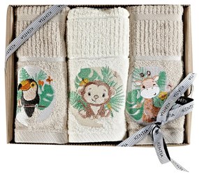 Βρεφικές Πετσέτες Χεριών (Σετ 3τμχ) Kentia Baby Arlekin 233 360gsm
