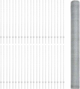 vidaXL Τεντώτο με στήριγμα Ασημί