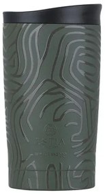 Estia Θερμός - Ποτήρι Για Καφέ Travel Mug Save The Aegean 350ml Olive Flow 01-31886