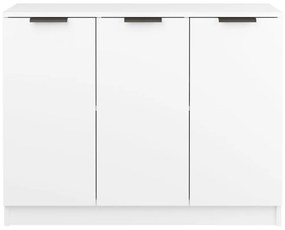 vidaXL Συρταριέρα Λευκή 90,5 x 30 x 70 εκ. από Επεξεργασμένο Ξύλο