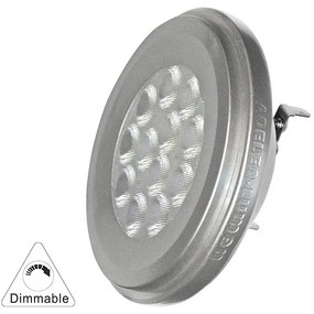 Adeleq Led Λάμπα Αλουμινίου Ar111 12W 12Vac/Dc Ντιμαριζόμενη 36° Λευκό 13-111123619