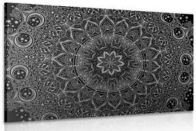 Εικόνα Oriental Mandala σε ασπρόμαυρο