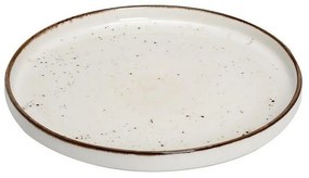 Πιάτο Πορσελάνινο Terra Step Ρηχό Tlk132K6 Φ21cm Cream Espiel Porcelain