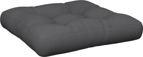 vidaXL Μαξιλάρι Παλέτας Ανθρακί 60 x 61,50 x 12 εκ. Υφασμάτινο