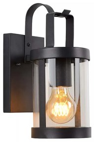 Φωτιστικό Επίτοιχο Lucide 29825-01-30 LINDELO Μαύρο Ματ (Black Mat)