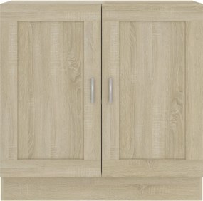 vidaXL Βιβλιοθήκη Χρώμα Sonoma Δρυς 82,5 x 30,5 x 80 εκ. Επεξ. Ξύλο