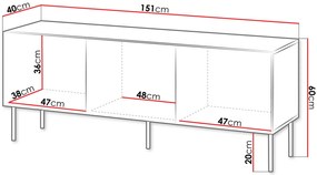 Έπιπλο τηλεόρασης Isla-Mauro