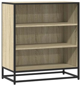 Sideboard Sonoma Oak 68x35x76cm Κατασκευασμένο ξύλο και μέταλλο - Καφέ