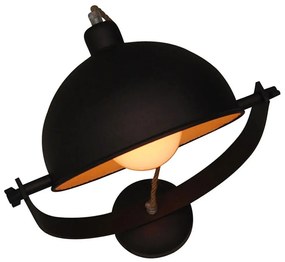 Φωτιστικό Τοίχου - Απλίκα HL-211S-1W 77-2938 Omaha Brown   Homelighting Metal
