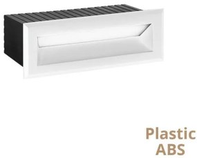 Σποτ Φωτιστικό Χωνευτό LED 3W IP65 3000K Flik Viokef-4308700-Λευκό 4308700