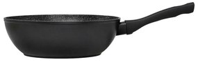 Τηγάνι Wok Petra 700.20.027 28cm Black Cryspo Trio 28cm Aluminium