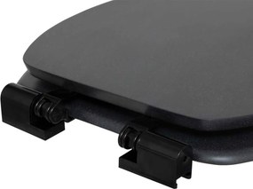 Καπάκι Λεκάνης Soft Close (50x37) F-V Onyx Black 200172B