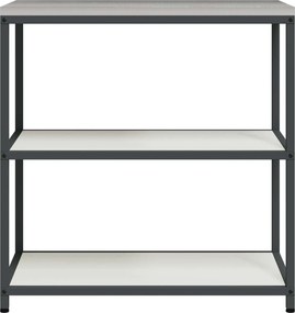 vidaXL Ράφι Κουζίνας HATTEM Λευκό 90 x 50 x 92 εκ Ατσάλι