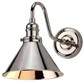 Απλίκα Φωτιστικό Τοίχου 1xE27 Ρυθμιζόμενο Provence Elstead Lighting PV1-PN Νίκελ Ματ
