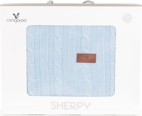 Baby blanket 75/100 cm Sherpy blue