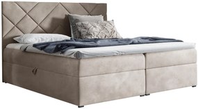 Επενδυμένο κρεβάτι Box 3-Mpez-120 x 200